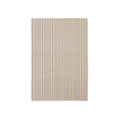 ferm living - torchon torchons en tissu, lin couleur beige 13.39 x cm made in design