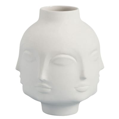 Vase Dora Maar céramique blanc / Ø 15 x H 21 cm - Jonathan Adler