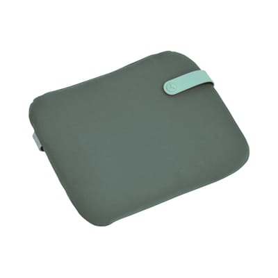 Galette de chaise Color Mix tissu vert / Pour chaise Bistro - 38 x 30 cm - Fermob