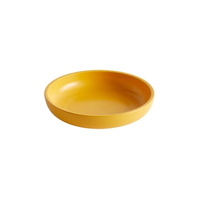 Plat Sobremesa Large céramique jaune / Ø 25 x H 5 cm - Hay