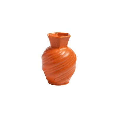 Vase Tudor céramique orange / Ø 9 x H 12 cm - & klevering