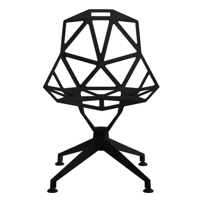 Fauteuil pivotant Chair One 4Star métal noir - Magis
