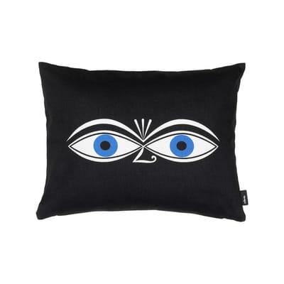 Coussin Graphic Print Pillows - Eyes (1961) tissu noir / (1961) - 40 x 30 cm - Vitra