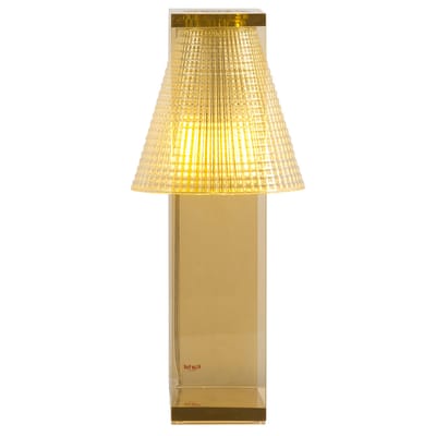 Lampe de table Light-Air plastique orange marron - Kartell