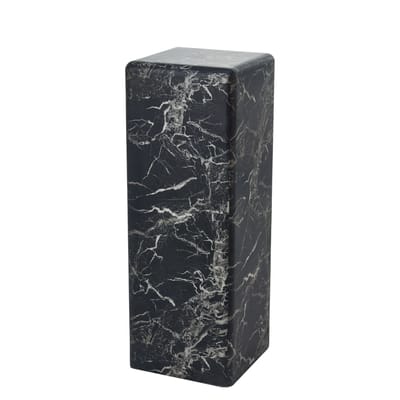 Table d'appoint Marble look Large matériau composite noir / H 91 cm - Effet marbre - Pols Potten
