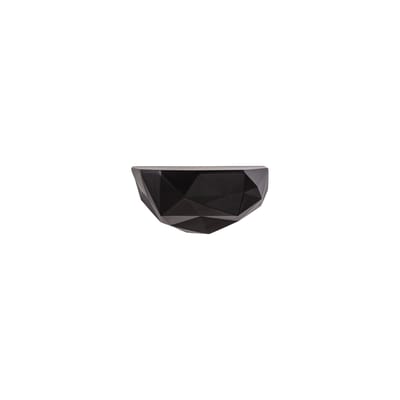 seletti - etagère space rock en plastique, résine couleur noir 22 x 18.7 9 cm designer diesel creative team made in design