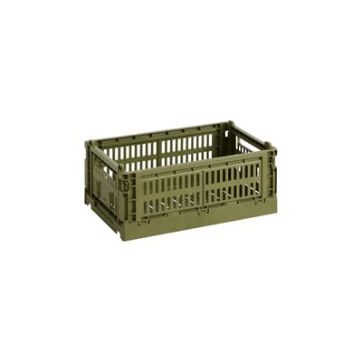 Hay Green - Basket Colour Crate - Recycled Polypropylene - Designer Studio Size 17