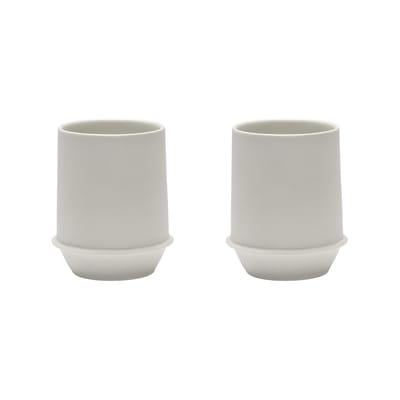 serax - mug dune en céramique, porcelaine couleur blanc 9 x 11.5 cm designer kelly wearstler made in design