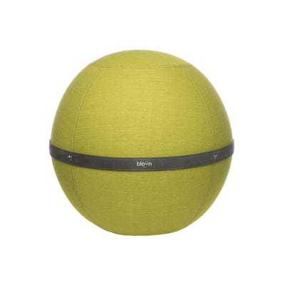 Pouf Ballon Original Regular tissu vert / Siège ergonomique - Ø 55 cm - BLOON PARIS