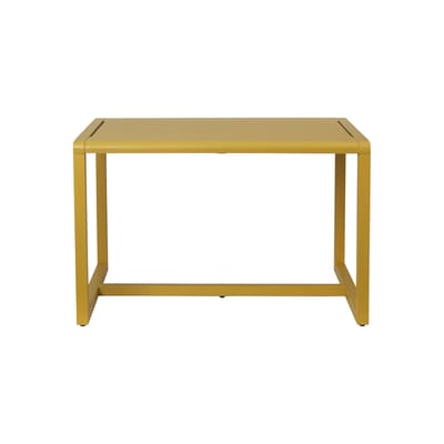 Table enfant Little Architect bois jaune / 4 places - 76 x 55 cm - Ferm Living