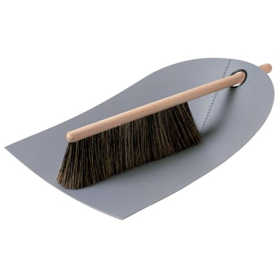 Set pelle & balayette Dustpan & broom plastique bois gris - Normann Copenhagen