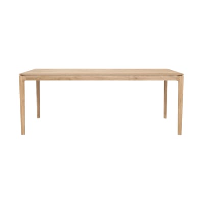 Table rectangulaire Bok bois naturel / 200 x 95 cm - 8 personnes - Ethnicraft