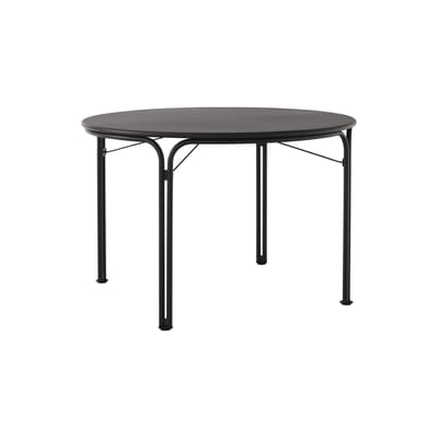 Table ronde Thorvald SC98 métal noir / Ø 115 cm - &tradition