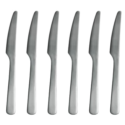 normann copenhagen - couteau de table en métal, acier couleur métal 22.7 x 28 5 cm designer aaron probyn made in design