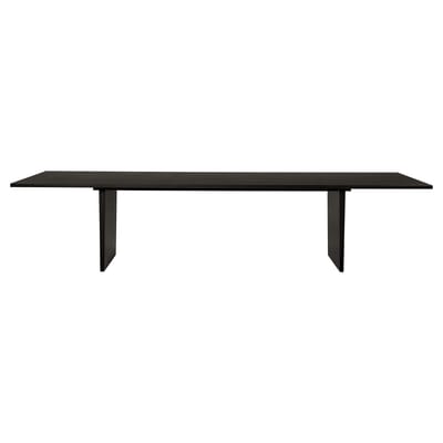Table rectangulaire Private bois noir / 320 x 100 cm - Gubi