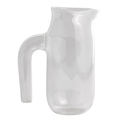 hay - carafe jug en verre, verre borosilicaté couleur transparent 21.69 x 20.5 cm designer jochen holz made in design