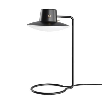 Lampe de table AJ Oxford métal noir / Arne Jacobsen, 1963 - H 41,3 cm - Louis Poulsen