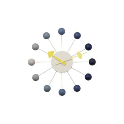 Vitra - Wall Clock Nelson Clock - Multicoloured - Painted Wood - Designer George Nelson 33Cm