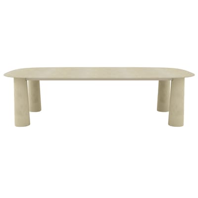Table ovale Bold pierre beige / béton / 280 x 150 cm - Ethimo