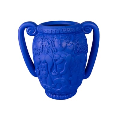 Vase Magna Graecia - Anfora céramique bleu / Ø 52 x H 50 cm / Terre cuite - Seletti