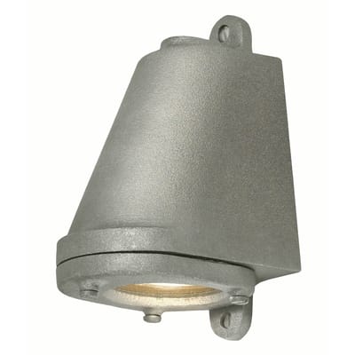 Applique d'extérieur Mast Light LED gris argent métal / H 14 cm - Original BTC
