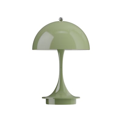 Louis Poulsen Green - Wireless Rechargeable Lamp Panthella - Polycarbonate - Designer Verner Panton Size 16
