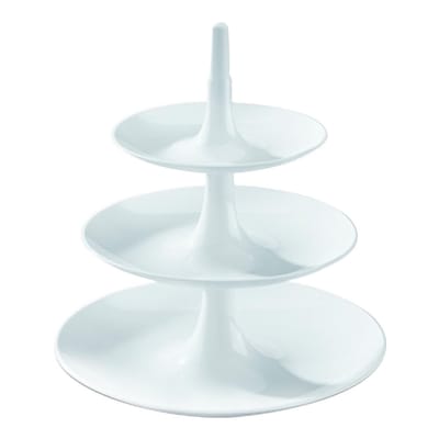 koziol - serviteur babell en plastique, polypropylène couleur blanc 18 x 25 22 cm designer hints made in design