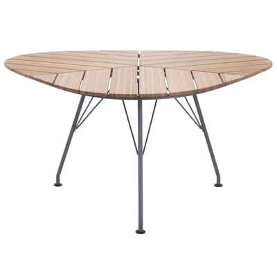 Runder Tisch Leaf von Houe - grau bambus | Made In Design