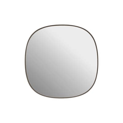 Miroir mural Framed XS m&eacute;tal beige / 40 x 40 cm - Muuto