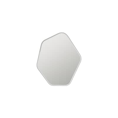 Petit Miroir Mural Décoratif YCHMIR - Cadre Rose, Forme Incurvée, Diamètre 22,9 Cm - Pour Entrée, Salon, Salle De Bain, Décoration Intérieure