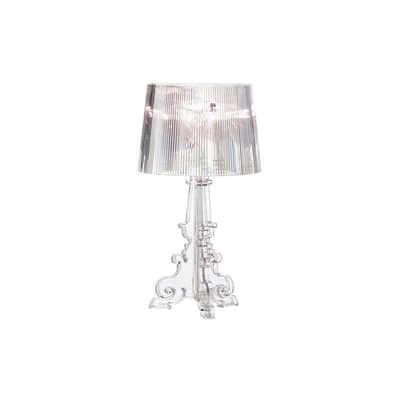 Lampe de table Bourgie plastique transparent / H 68 &agrave; 78 cm - Ferruccio Laviani, 2004 - Kartell