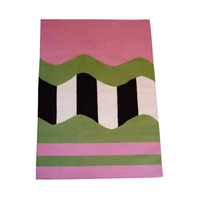 Tapis Vertigo / 90 x 55 cm - Tissé main - COLORTHERAPIS