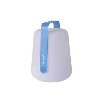 Lampe ext&eacute;rieur sans fil rechargeable Balad 2 m&eacute;tal bleu / H 25 cm - Fermob