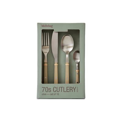 Set De Couverts Comas Contour Vintage Gold 24 Pièces - Acier Inoxydable Doré