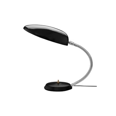 Lampe de table Cobra métal noir / Grossman - Réédition 1949 - Gubi