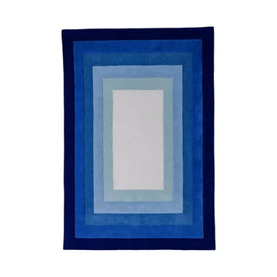 Tapis Blue Lens / 240 x 170 cm - Tufté main - COLORTHERAPIS