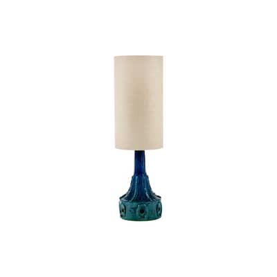 Lampe de table Georgia céramique bleu / Ø 35 x H 116 cm - Serax
