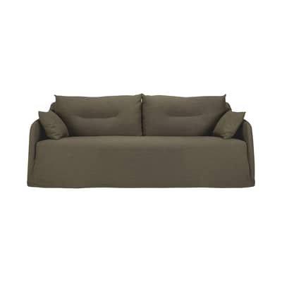 Canap&eacute; 2 places Weave tissu vert / L 200 cm - Ethnicraft