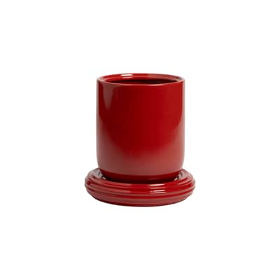 Kimmel Vaso Per Fiori In Plastica Infrangibile, Colore Limone, Diametro 12 Cm, Altezza 10 Cm, Lavabile In Lavastoviglie, Per Interni Ed Esterni - 2