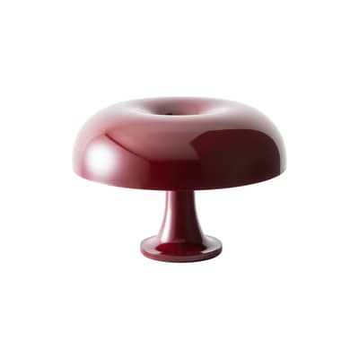 Lampe de table Nessino / &Oslash; 32 cm - Lampe champignon rouge ruby - Artemide