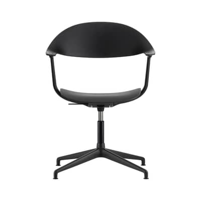 Kartell Ero/S/ Swivel armchair - transparent | Made In Design UK