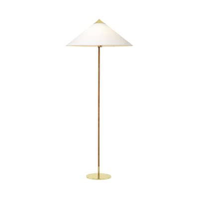 Lampadaire 9602 tissu blanc beige / Réédition 1935 - Gubi
