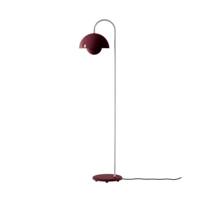 Lampadaire Flowerpot VP12 métal prune/ Verner Panton, 1969 - &tradition