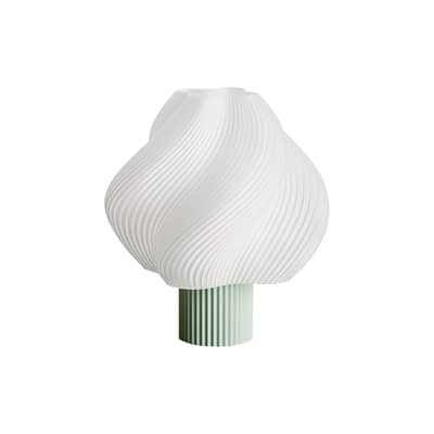 Lampe sans fil rechargeable Soft Serve vert - CR&Egrave;ME ATELIER
