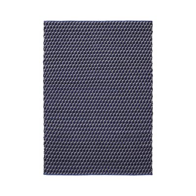 Tapis Channel bleu / 140 x 200 cm - Tissé main - Hay