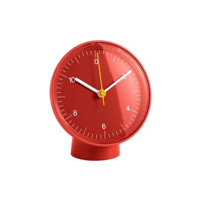 Desk clock Cronotime Alessi / Pio Manzù, 1966 - Black - Plastic