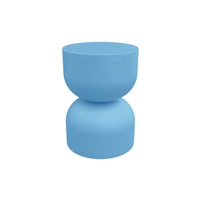 Tabouret Piapolo métal bleu / Coffre rangement - Fermob