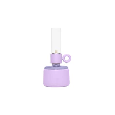 Öllampe Flamtastique XS plastikmaterial violett / H 22,5 cm - Indoor - Fatboy