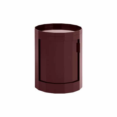 Rangement Facet Low / H 49 cm - 1 porte / Avec roulettes - Hay