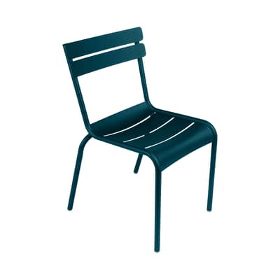Stapelbarer Stuhl Luxembourg metall blau - Fermob
